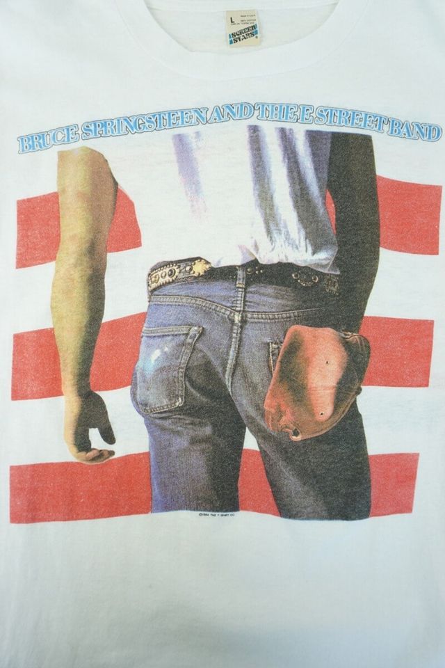 1985 Bruce Springsteen and the Street Band Born the U.S.A Vintage T-Shirt / Vtg Bandshirt