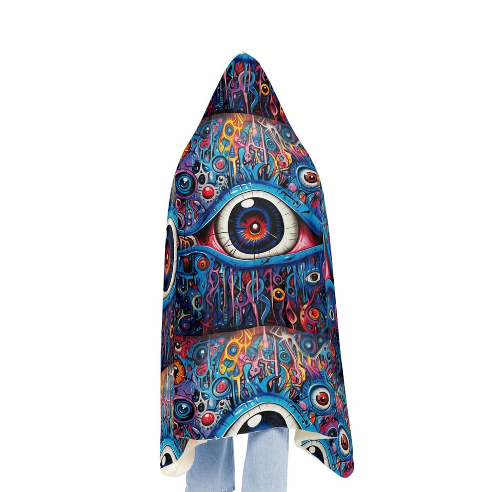 Evil Eye Multiple Color Snuggie Snuggle Blanket
