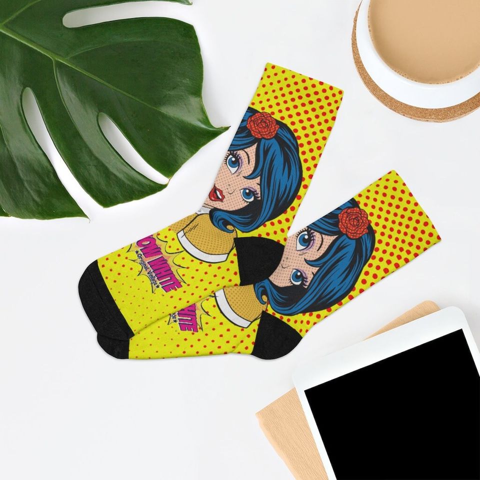 Snow White Pop Art Princess Socks