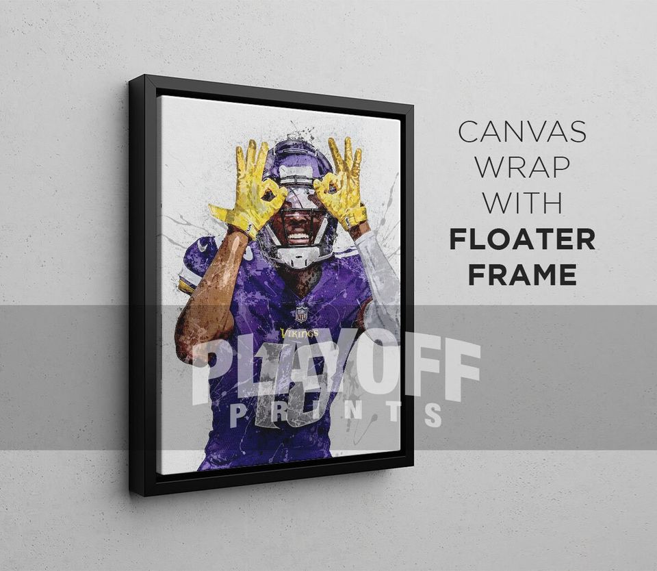 Justin Jefferson Poster, Minnesota Vikings