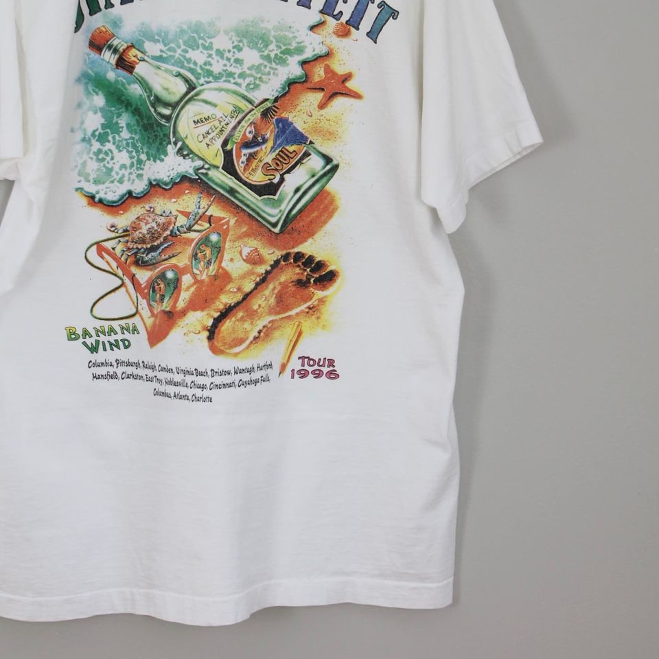Vintage 1996 Jimmy Buffett Banana Wind Lizard T-Shirt