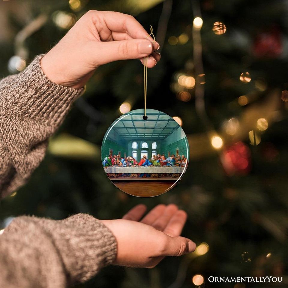 Leonardo da Vinci The Last Supper Ceramic Ornament