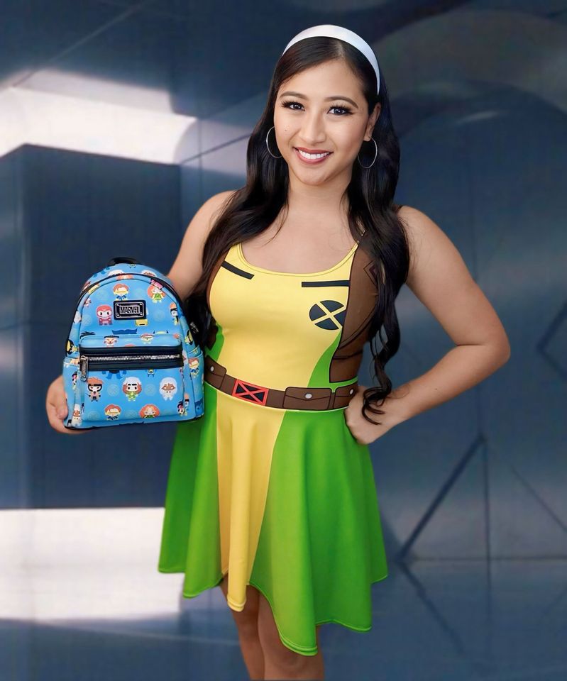 Cosplay Shadow Sprinter: 'The Anna Superhero' Skater Dress"