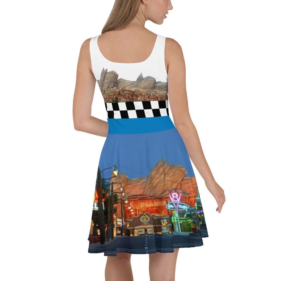 Asphalt Adventure: 'Highway Life' Skater Dress