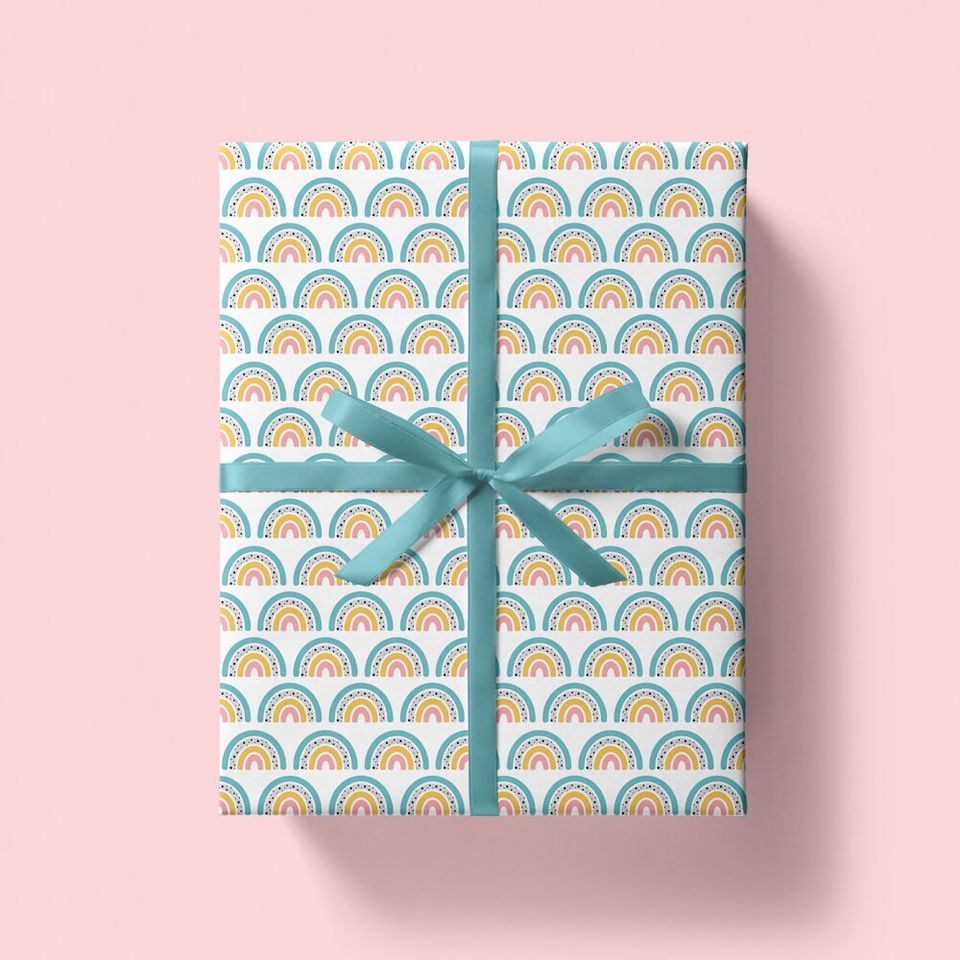 Rainbow Wrapping Paper  - Pride Gift Wrap, Birthday Gift Wrap, Children's Wrapping Paper