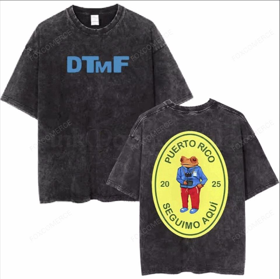 Vintage Bad Bunny DTMF Tour Double Sided T-Shirt