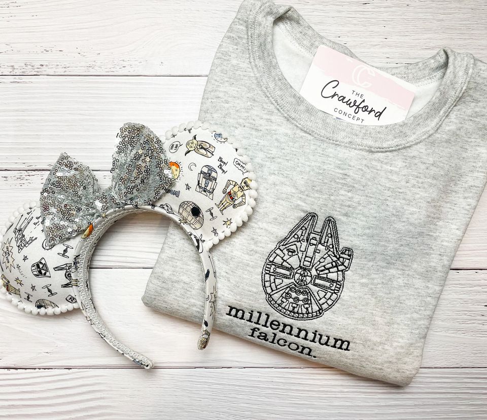 Millennium Falcon. Sweatshirt | Star Wars Galaxy's Edge Theme Park Apparel | Disney Apparel