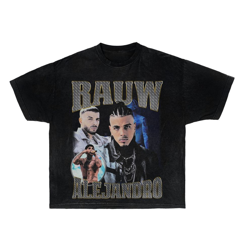 Rauw Alejandro 90s retro rap T Shirt
