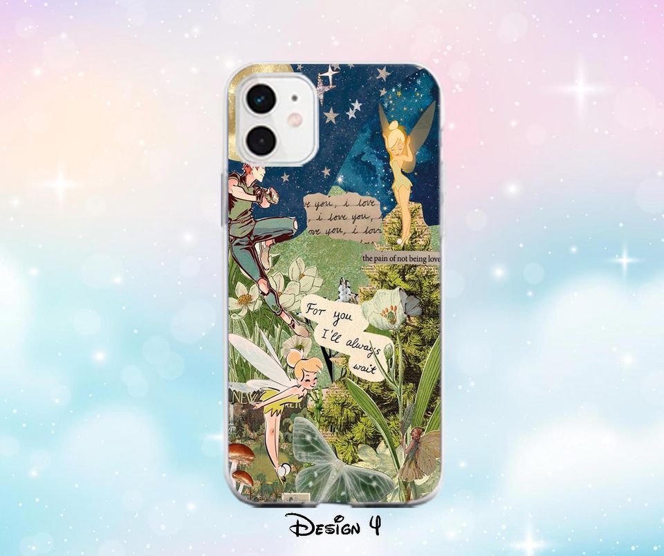 Tinker Bell Peter Pan iPhone 14 15 16 Pro Max Case iPhone 13 12 Mini x Case