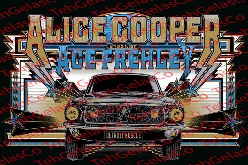 Alice Cooper Shirt Ace Frehley T Shirt World Tour 2022 Music Summer Tee