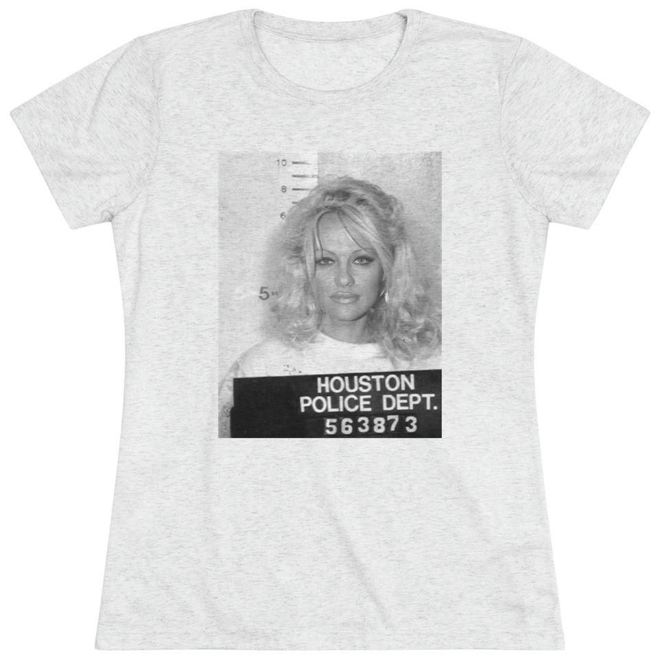 Pamela Anderson mugshot t-shirt
