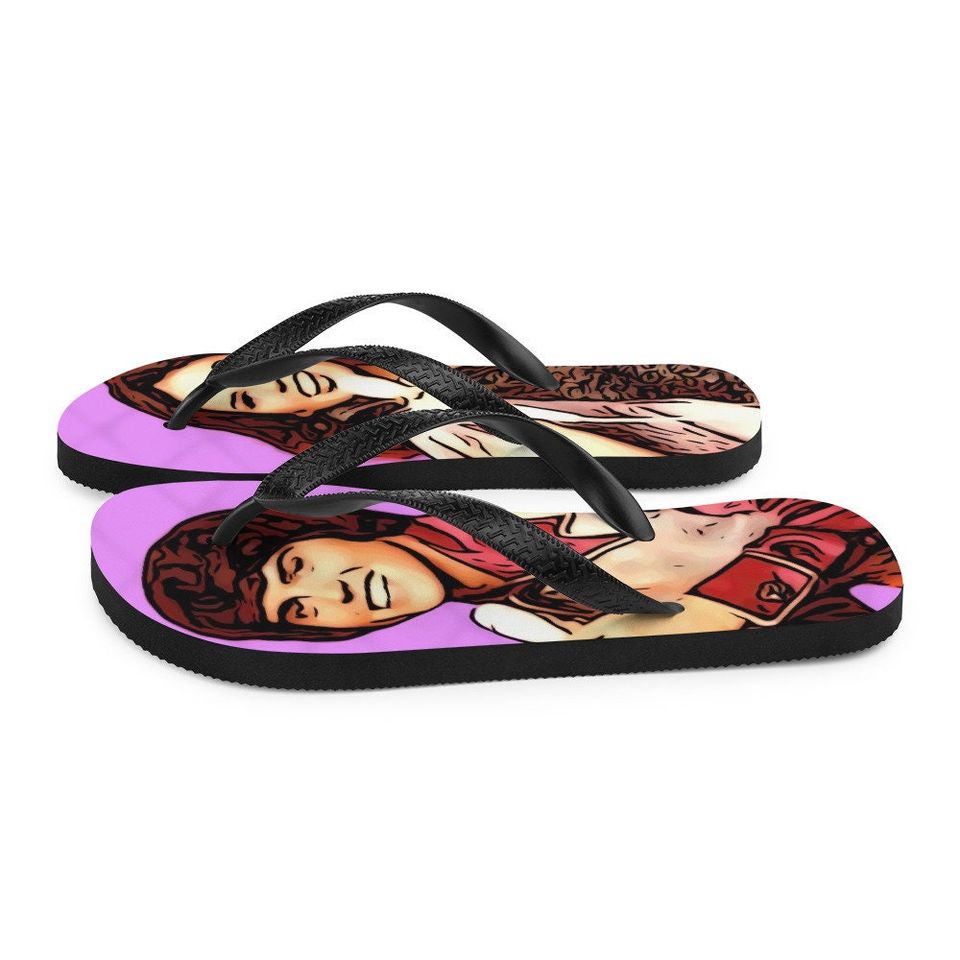 Donny and Marie flip flops