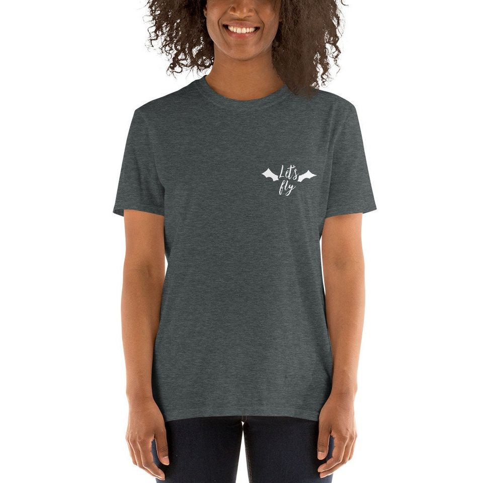 Double-Sided Lets Fly Bat Wing Shirt, Free Shipping and Fast Delivery