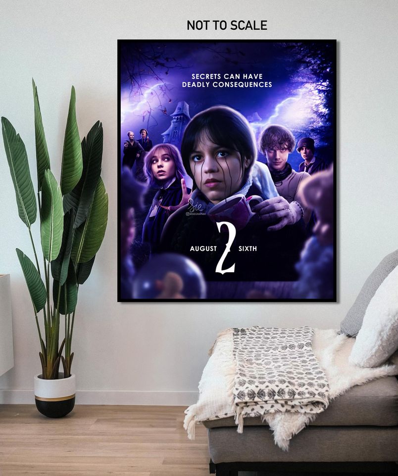 Wednesday Season 2 Vertical Poster