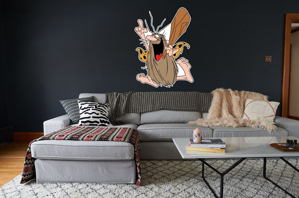 Captain Caveman Sticker / Vinyl