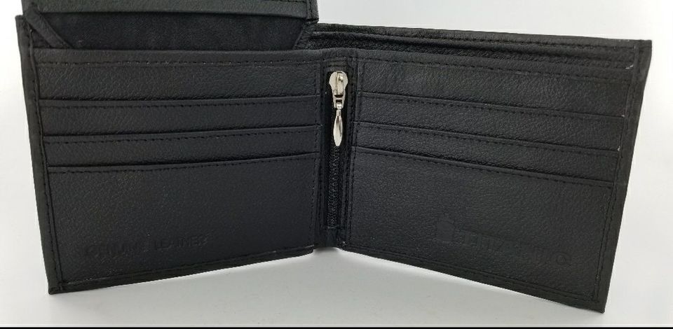 Genuine Handmade Space Guardians Leather Bifold EDC Wallet,Unique Gifts,Birthday Presents.Fully Laserprinted