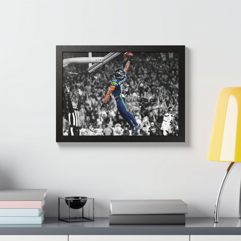Seattle Seahawks Jaxon Smith-Njigba Dunk Poster Unframed