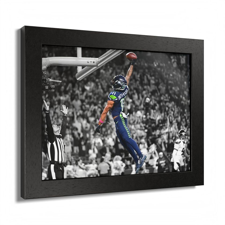 Seattle Seahawks Jaxon Smith-Njigba Dunk Poster Unframed
