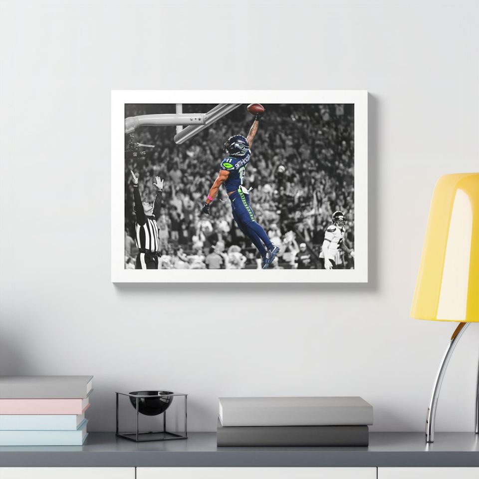 Seattle Seahawks Jaxon Smith-Njigba Dunk Poster Unframed