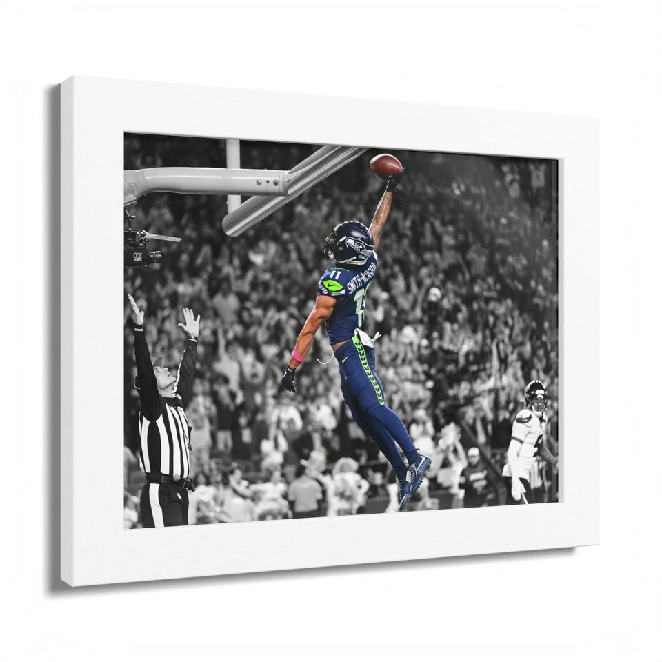 Seattle Seahawks Jaxon Smith-Njigba Dunk Poster Unframed