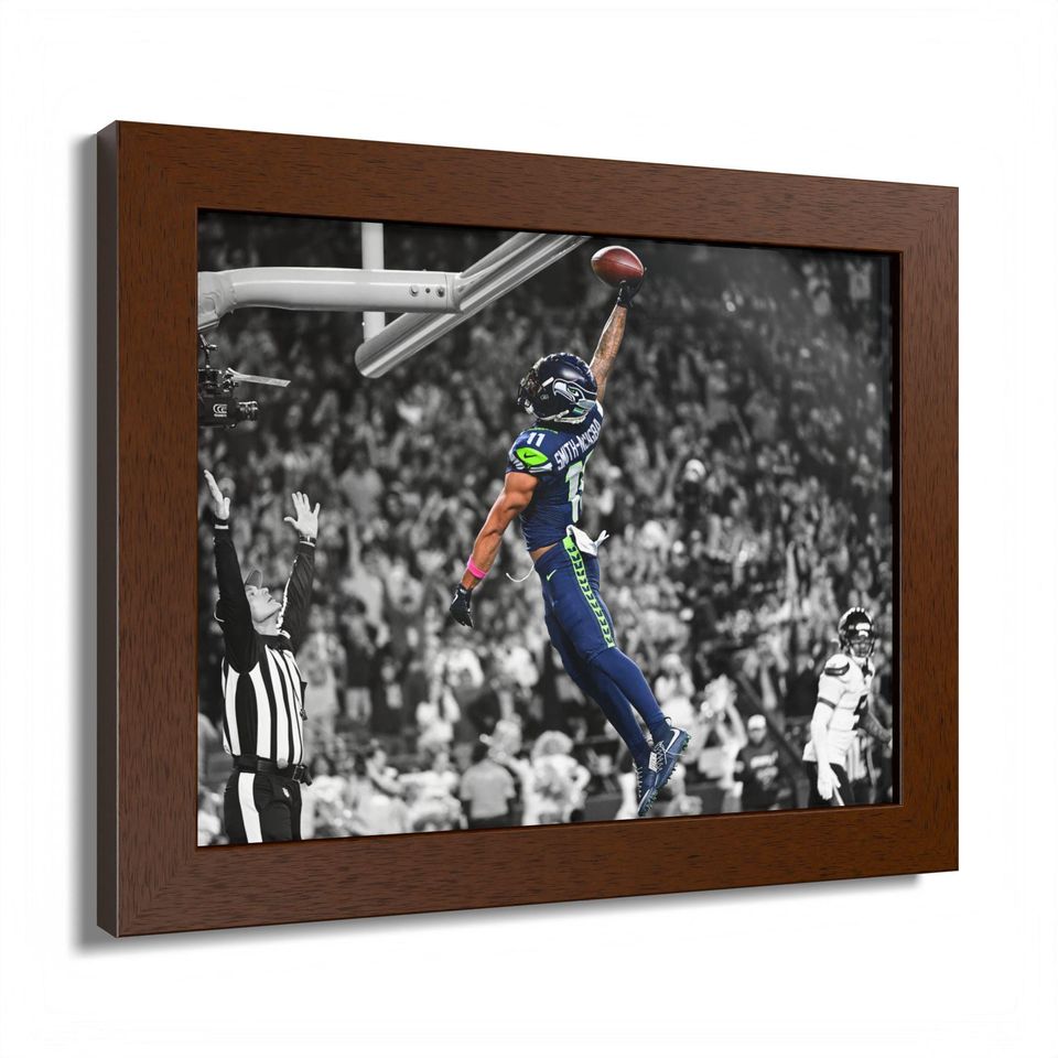 Seattle Seahawks Jaxon Smith-Njigba Dunk Poster Unframed