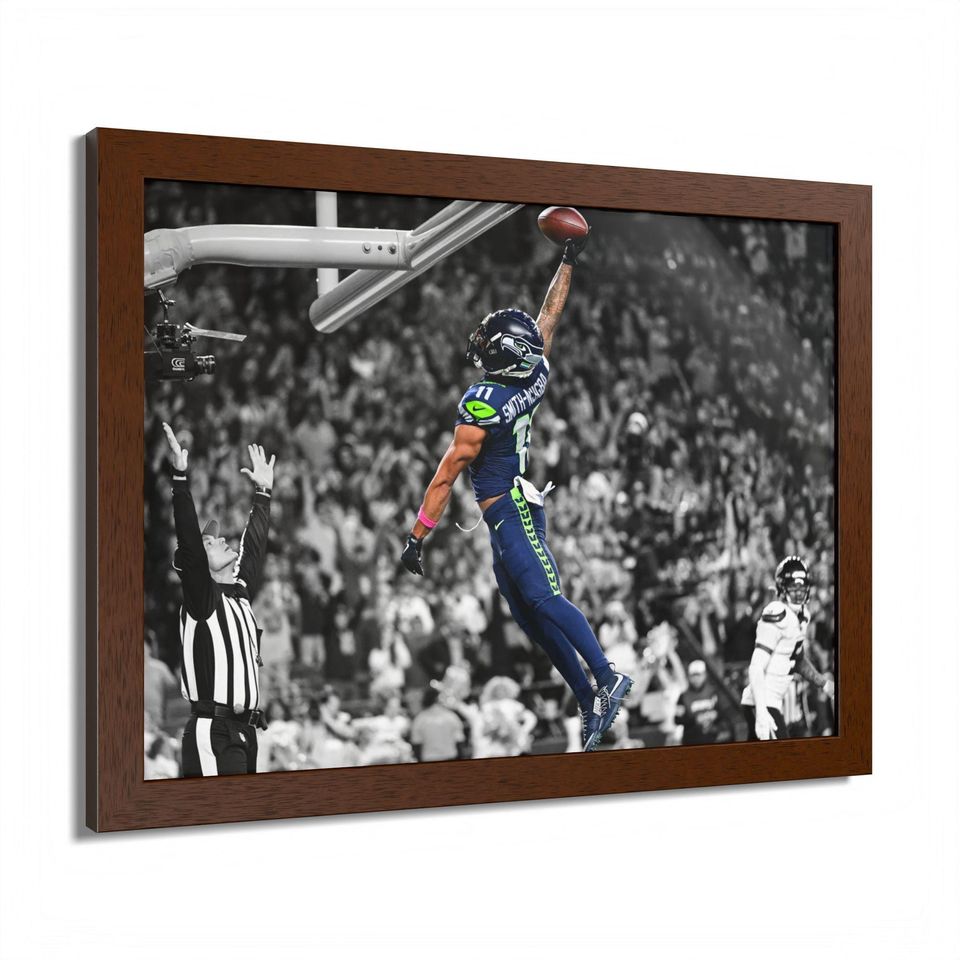 Seattle Seahawks Jaxon Smith-Njigba Dunk Poster Unframed