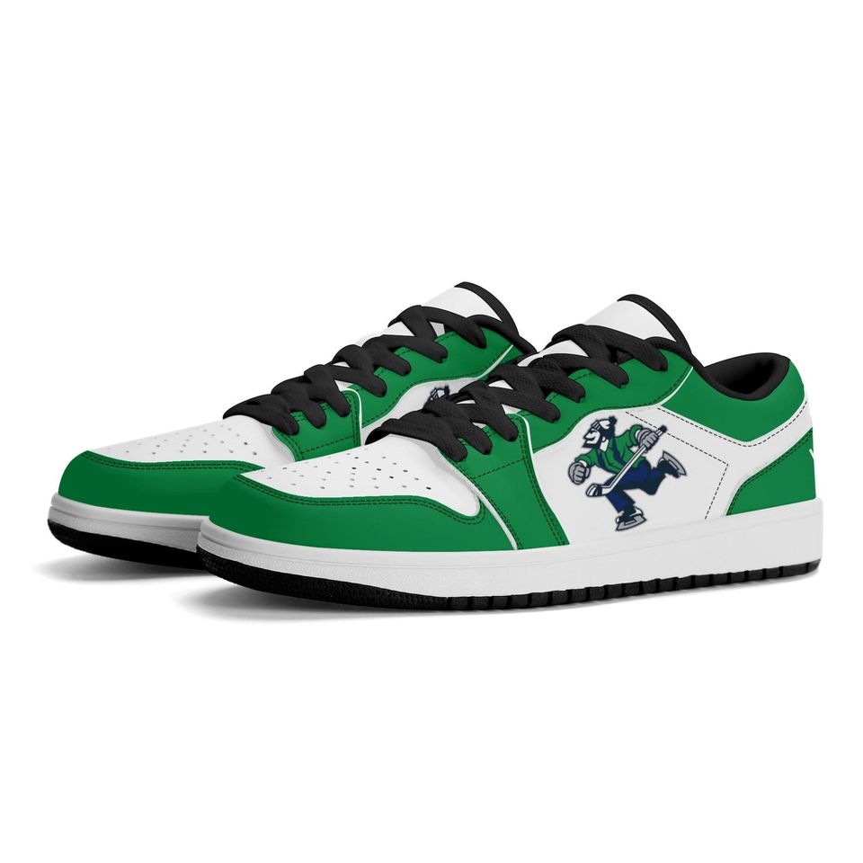 Vancouver Canucks Low Top Sneakers, NHL Fan Shoes, Gift for Hockey Lovers