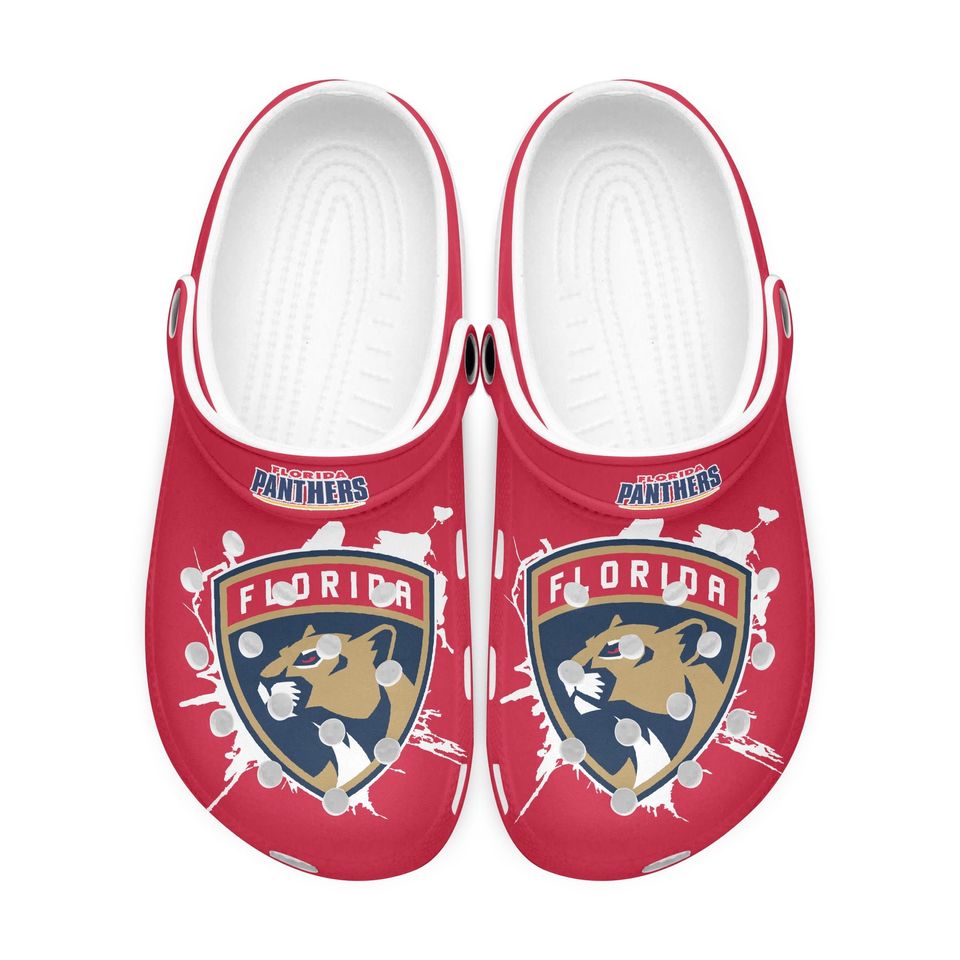 Florida Panthers Sandals, Clogs, Toe Sandal Soft Lightweight Footwear Men Women