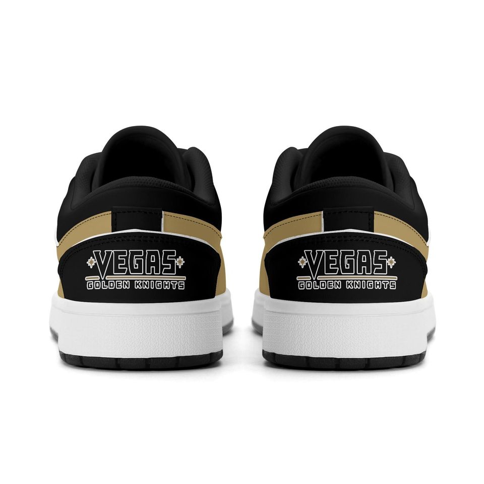 Vegas Golden Knights Low Top Sneakers, NHL Fan Shoes, Gift for Hockey Lovers