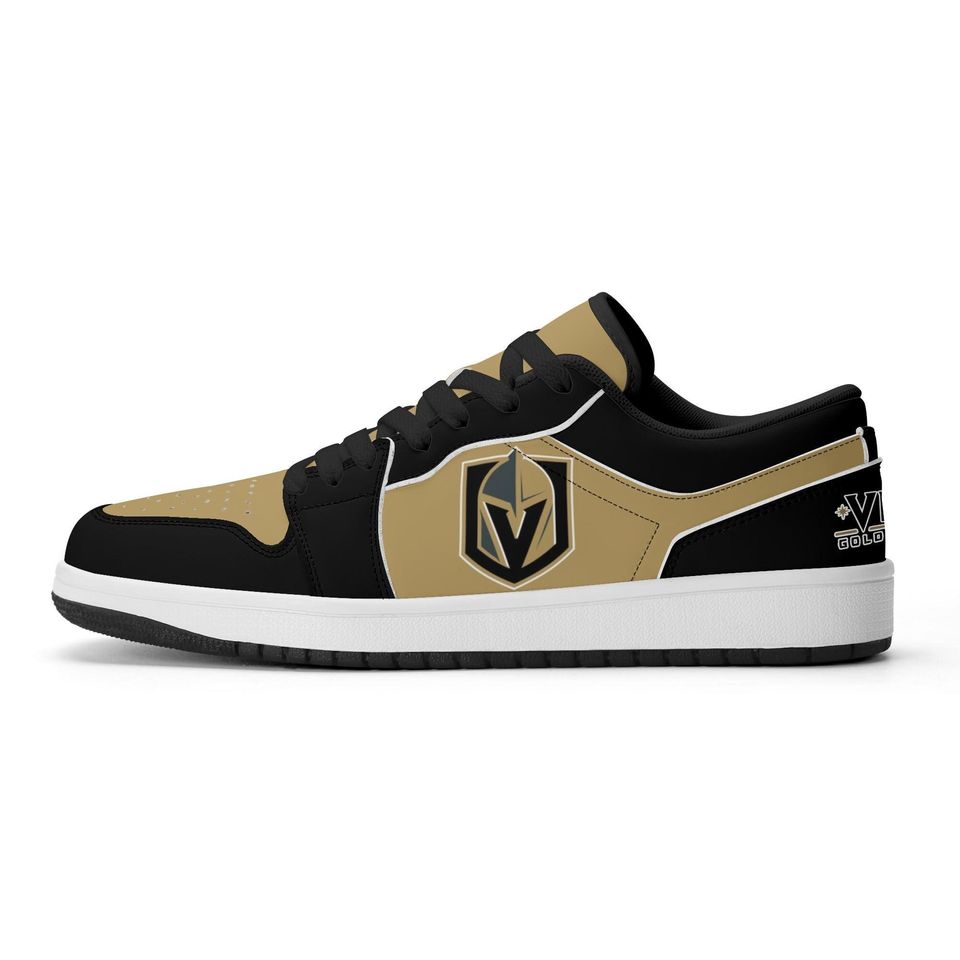 Vegas Golden Knights Low Top Sneakers, NHL Fan Shoes, Gift for Hockey Lovers