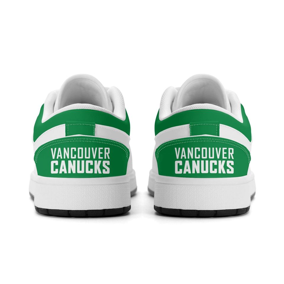 Vancouver Canucks Low Top Sneakers, NHL Fan Shoes, Gift for Hockey Lovers