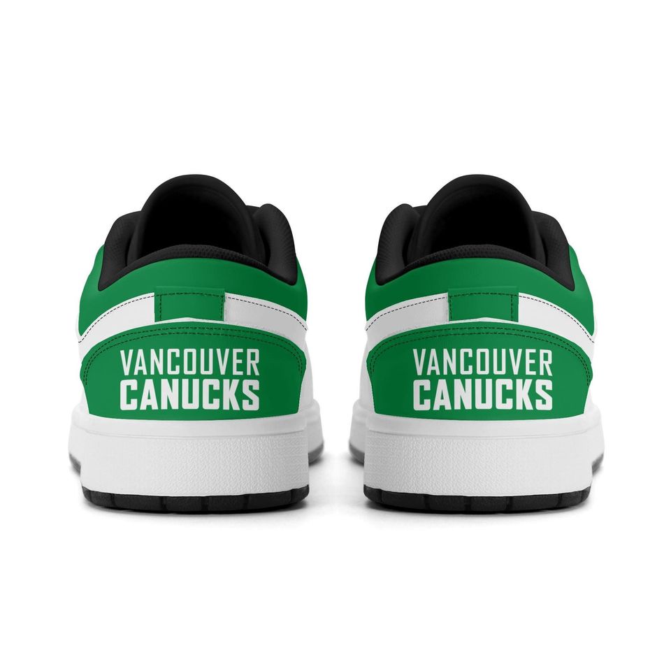 Vancouver Canucks Low Top Sneakers, NHL Fan Shoes, Gift for Hockey Lovers