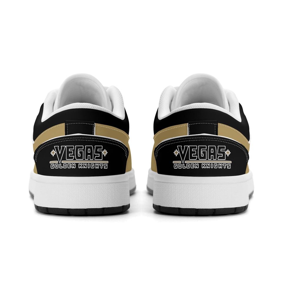 Vegas Golden Knights Low Top Sneakers, NHL Fan Shoes, Gift for Hockey Lovers
