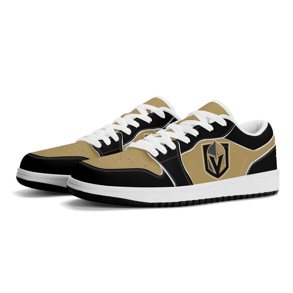 Vegas Golden Knights Low Top Sneakers, NHL Fan Shoes, Gift for Hockey Lovers