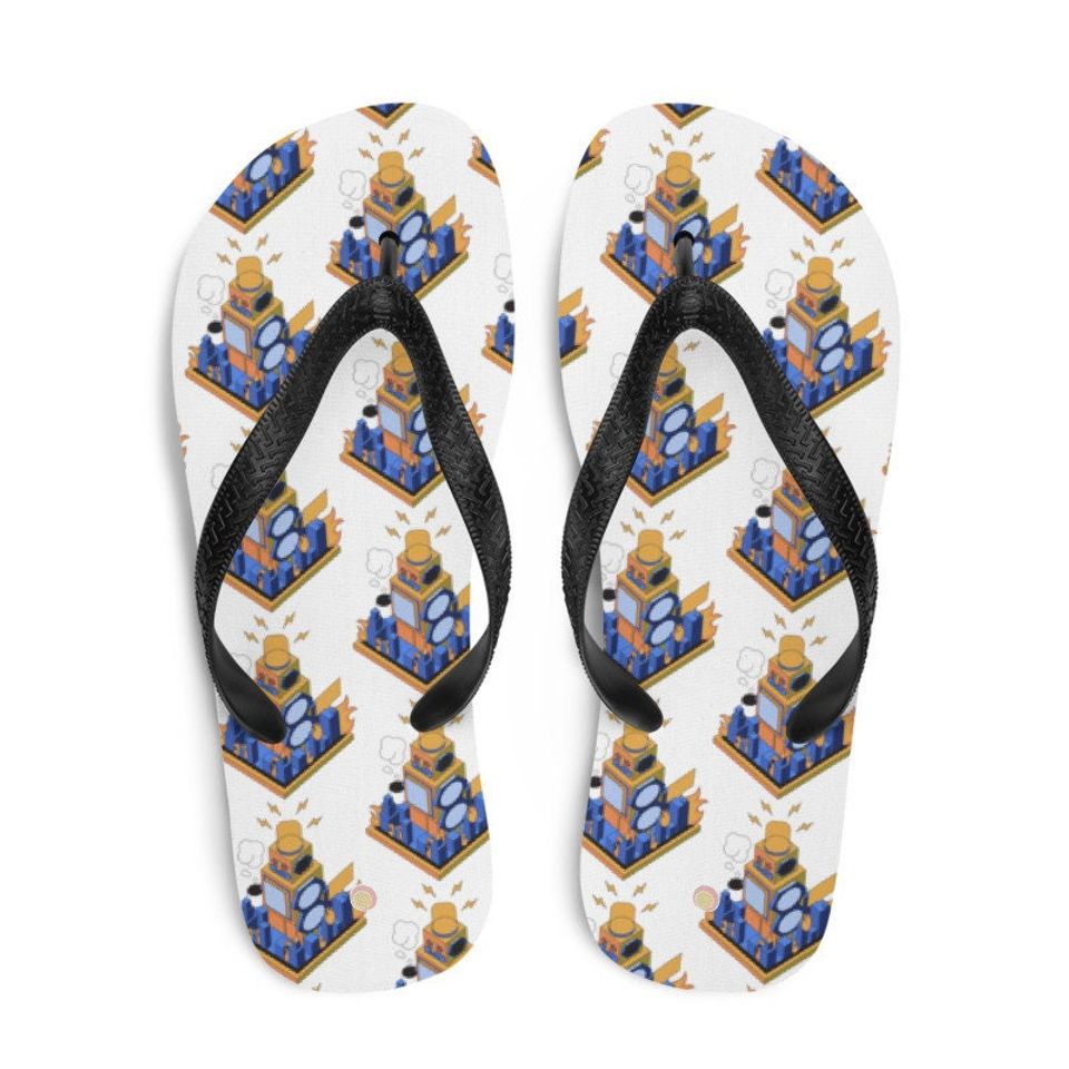 It's Monday - Create Personalised Name, Flip Flop Decor, Robot