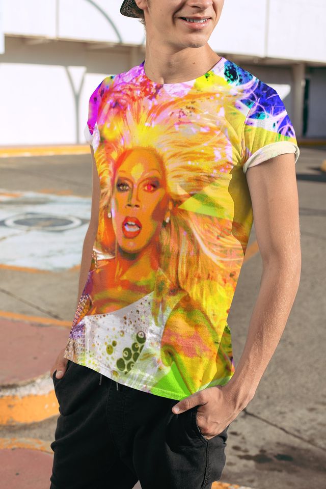 RuPaul T-shirt Drag Race 3D Printed T Shirt