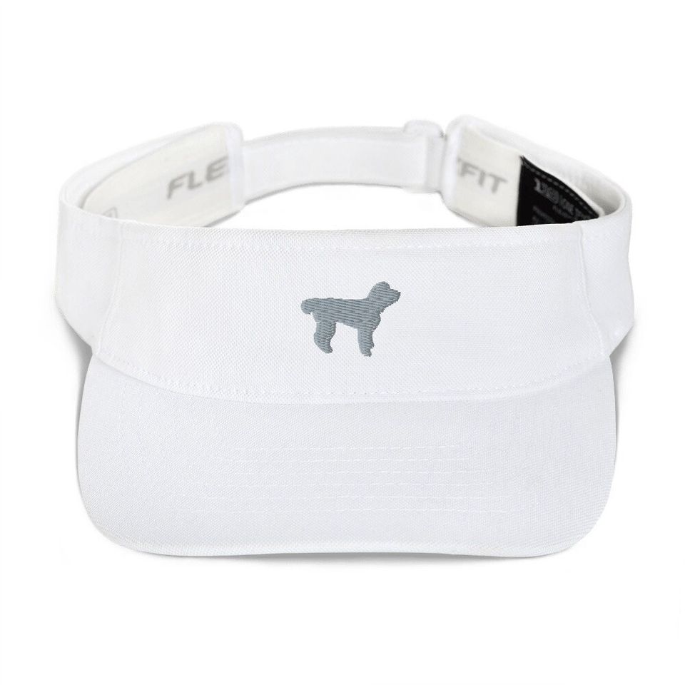Aussiedoodle Embroidered Sun Visor Hat, Unisex Summer Cap
