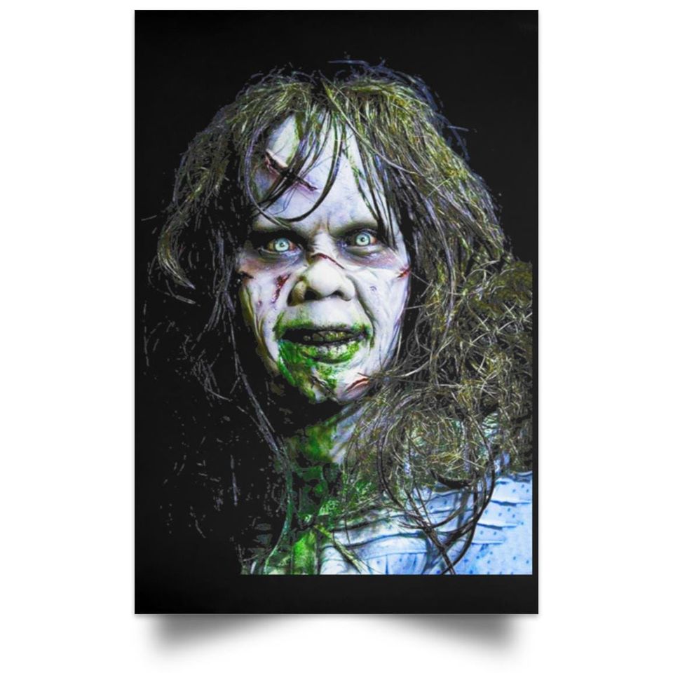 Linda Blair Horror Exorcist High Quality Poster
