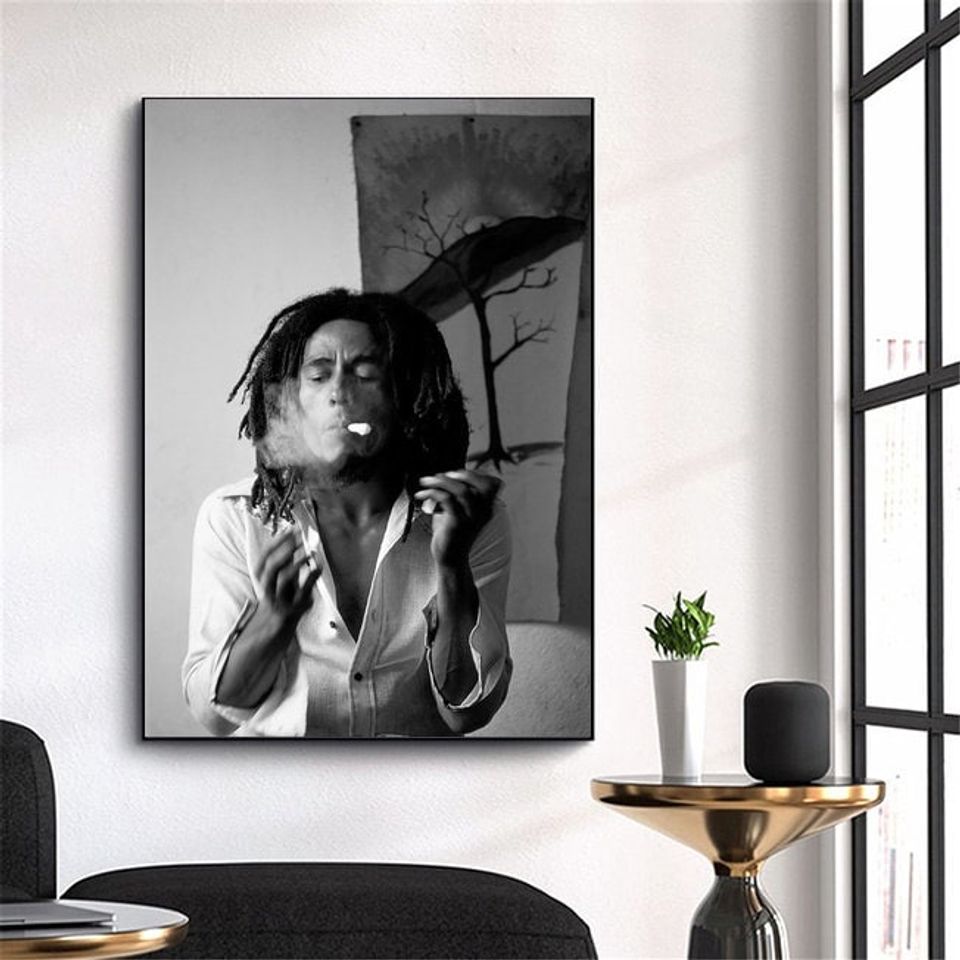 Bob Marley Poster Music Poster Wall Art Decor Home