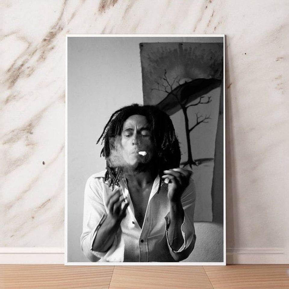 Bob Marley Poster Music Poster Wall Art Decor Home