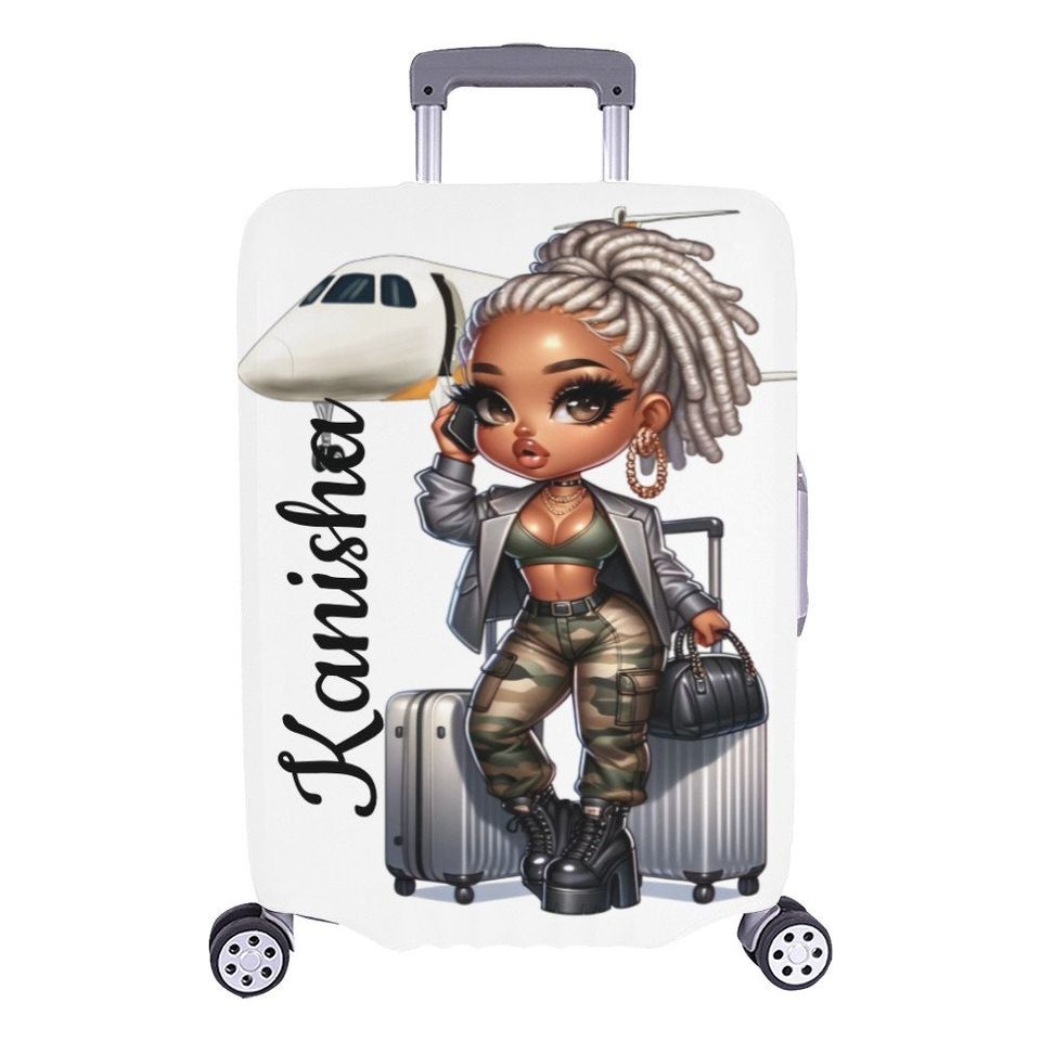 Chibi Flights not Feelings Luggage Cover