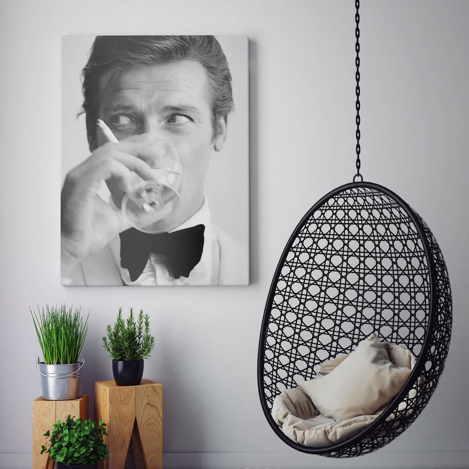 Roger Moore Poster, James Bond Poster