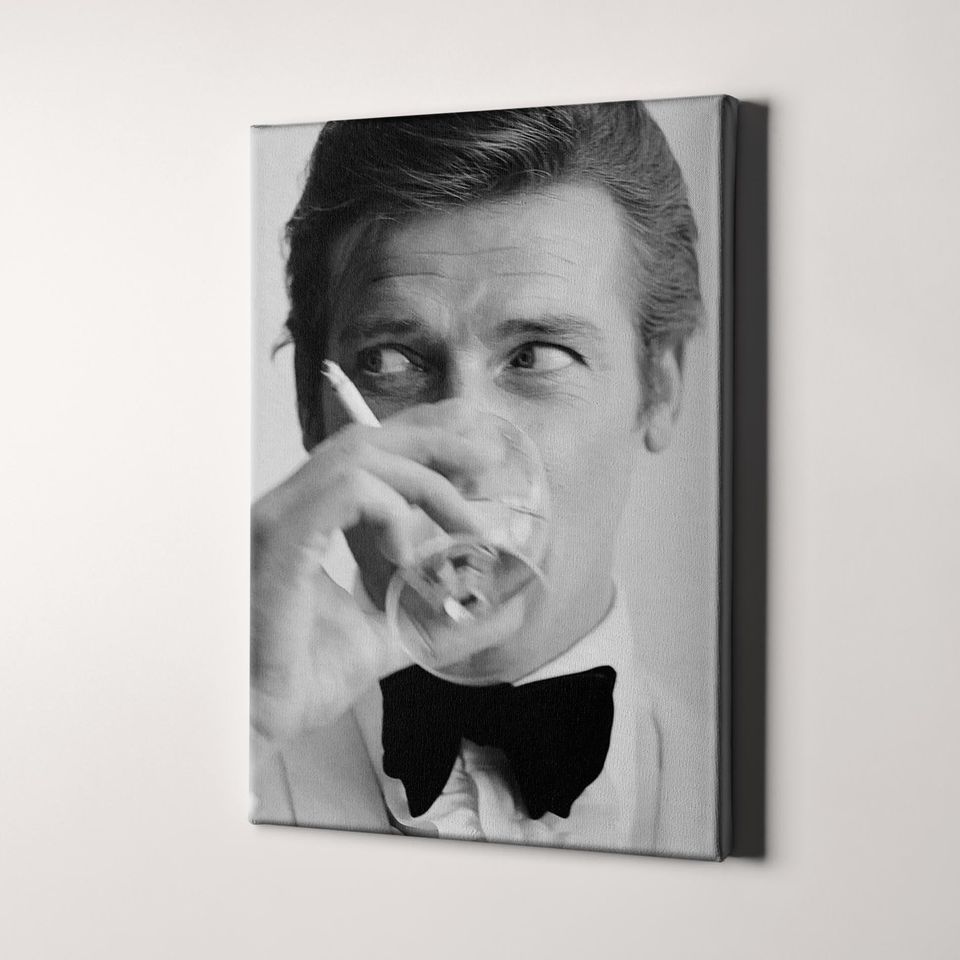 Roger Moore Poster, James Bond Poster