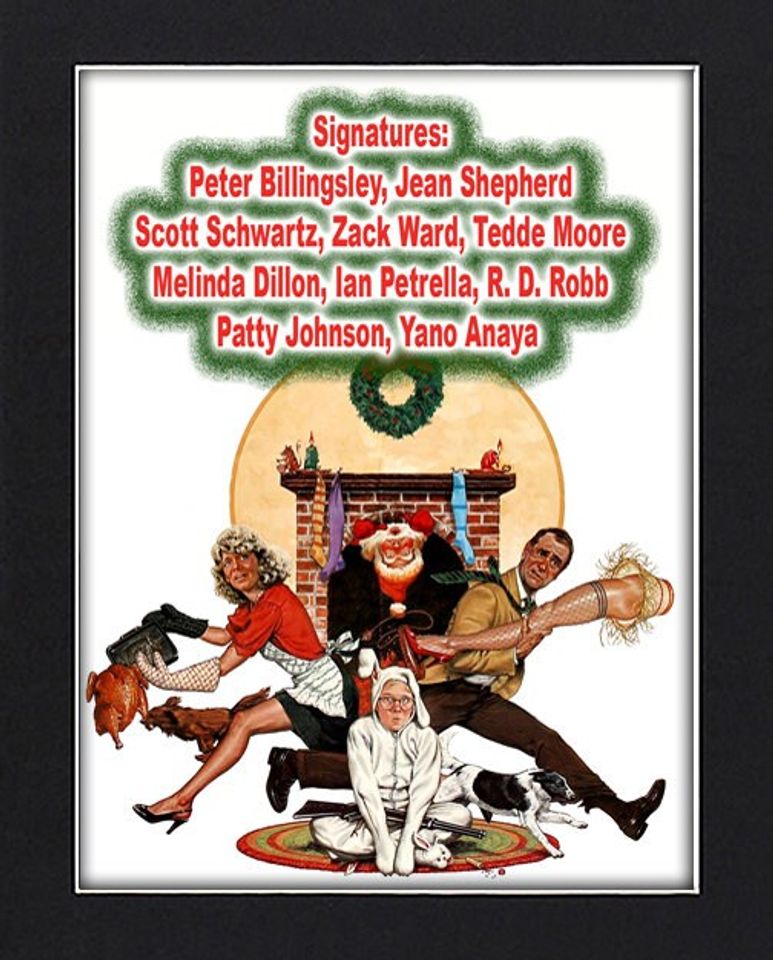 A Christmas Story Signed Movie Poster