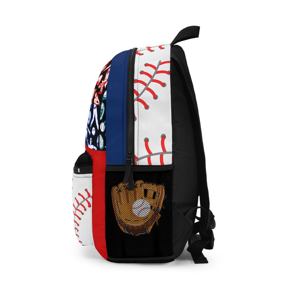 Kids personalized baseball theme 2 Backpack \ back to School backpack