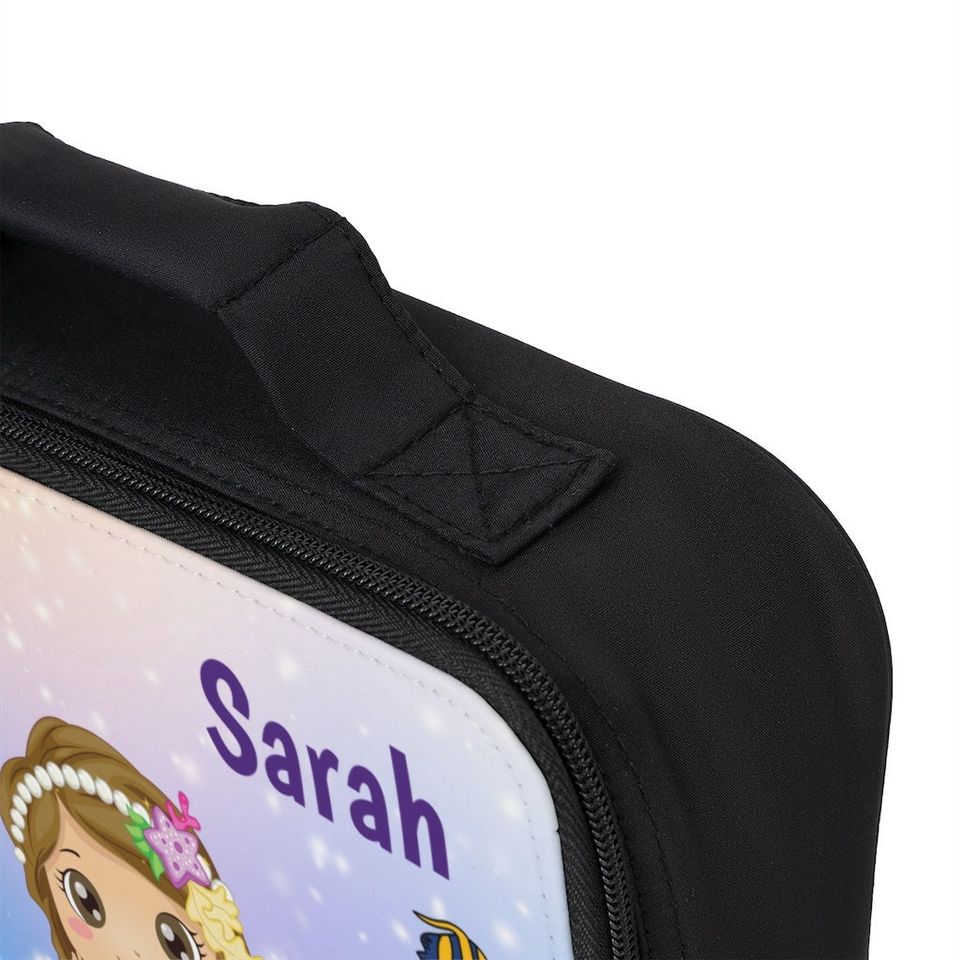 Personalized Mermaid Lunch Bag, Back to School Lunch bag