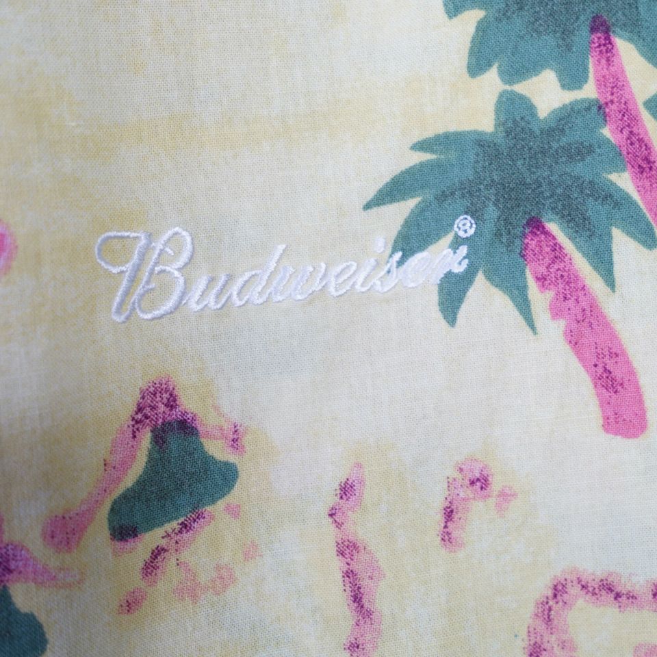 Rare Vintage Budweiser Hawaiian Shirt