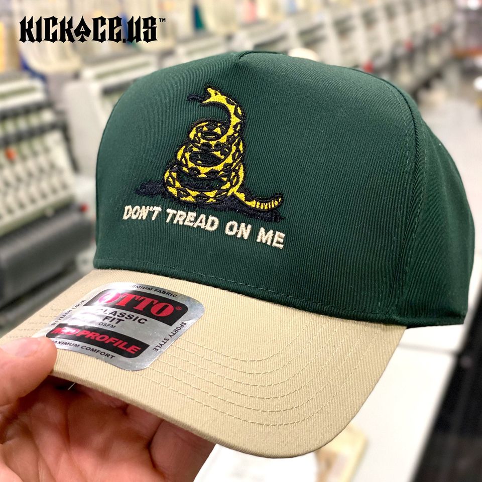 Don't Tread on Me Two Tone Mid Profile Baseball Cap