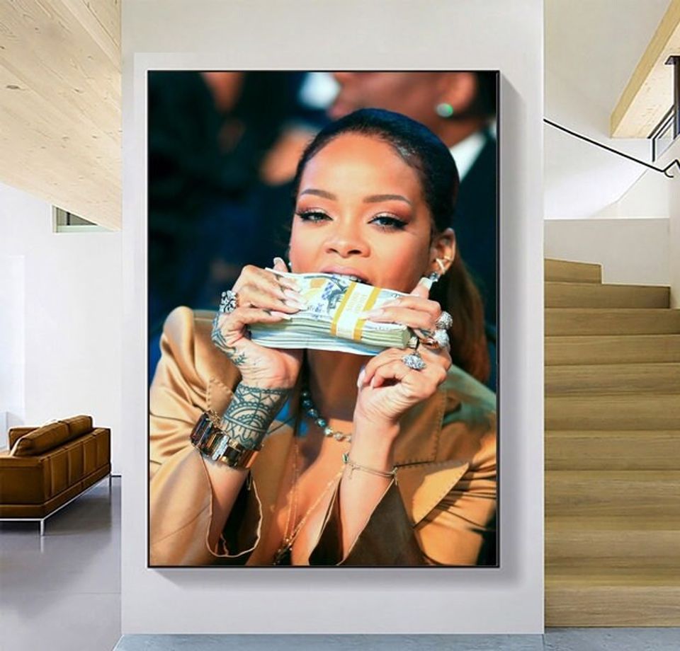 Rihanna  Poster, Wall Art Wall Decor Home Decor