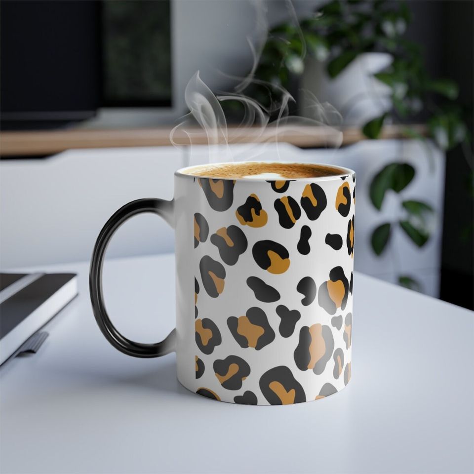 Cheetah Print Color Changing Mug 11oz